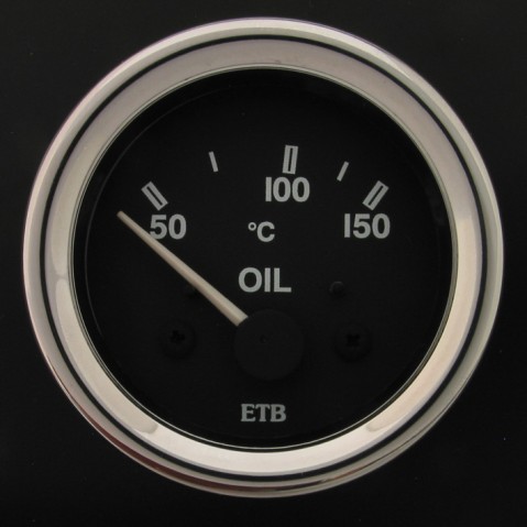 52mm Cobra Oil Temperature Gauge